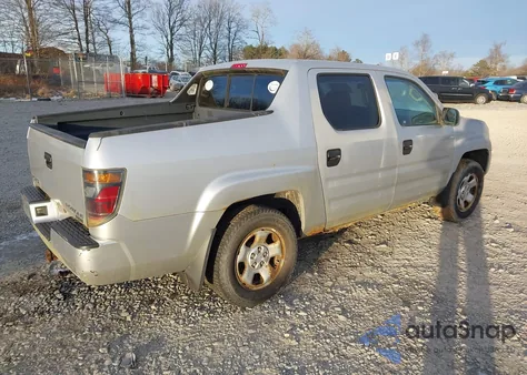 2006 Honda Ridgeline Rt from USA, damaged, VIN 2HJYK16266H561234